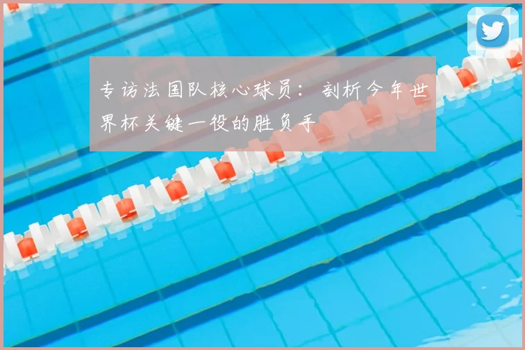 专访法国队核心球员:剖析今年世界杯关键一役的胜负手