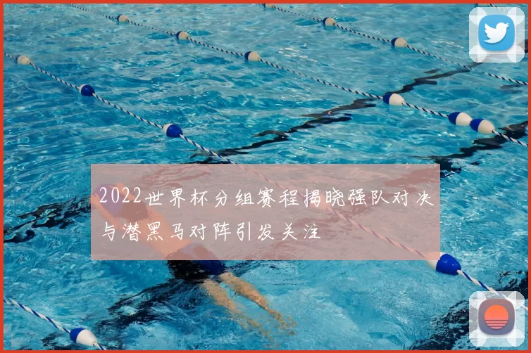 2022世界杯分组赛程揭晓强队对决与潜黑马对阵引发关注